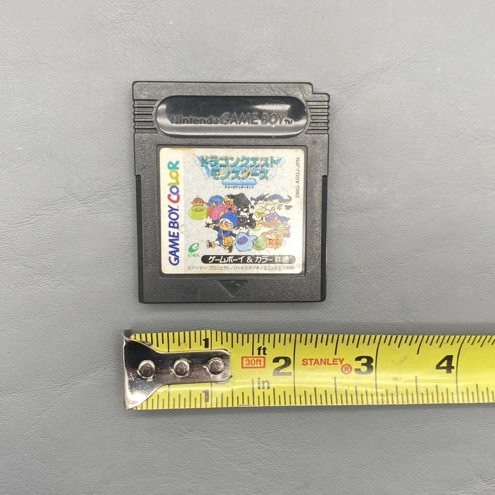 Dragon Quest Monsters Nintendo Game Boy Enix 1998 Japanese Import